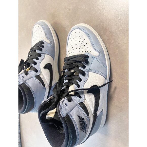 Nike Air Jordan 1 High University Blue Leather Hightop Sneakers Sz 8 - Picture 3 of 10
